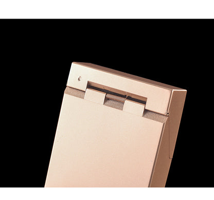 2 Pack Slim Cigarette Case Hard Shell Holder for 40 Cigarettes Durable ABS Plastic Crush Proof Box with Spring Clip Moisture Resistant Pocket Container Black and Silver