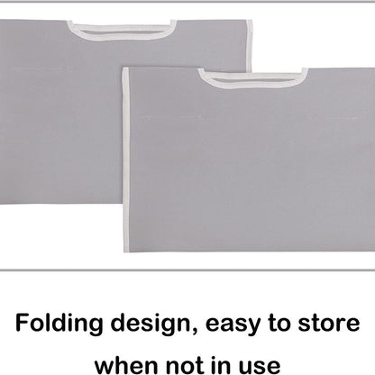 2 Pcs Laundry Sorter Replacement Bags Hamper Cart Removable Replacement Laundry Storage Organizer Bag Hamper Liner, No Hooks  (Gray)