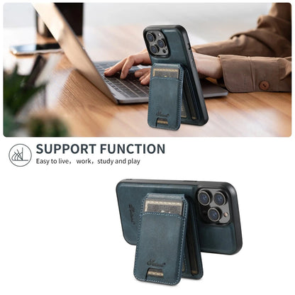 iPhone 16 Leather Detachable Wallet Case