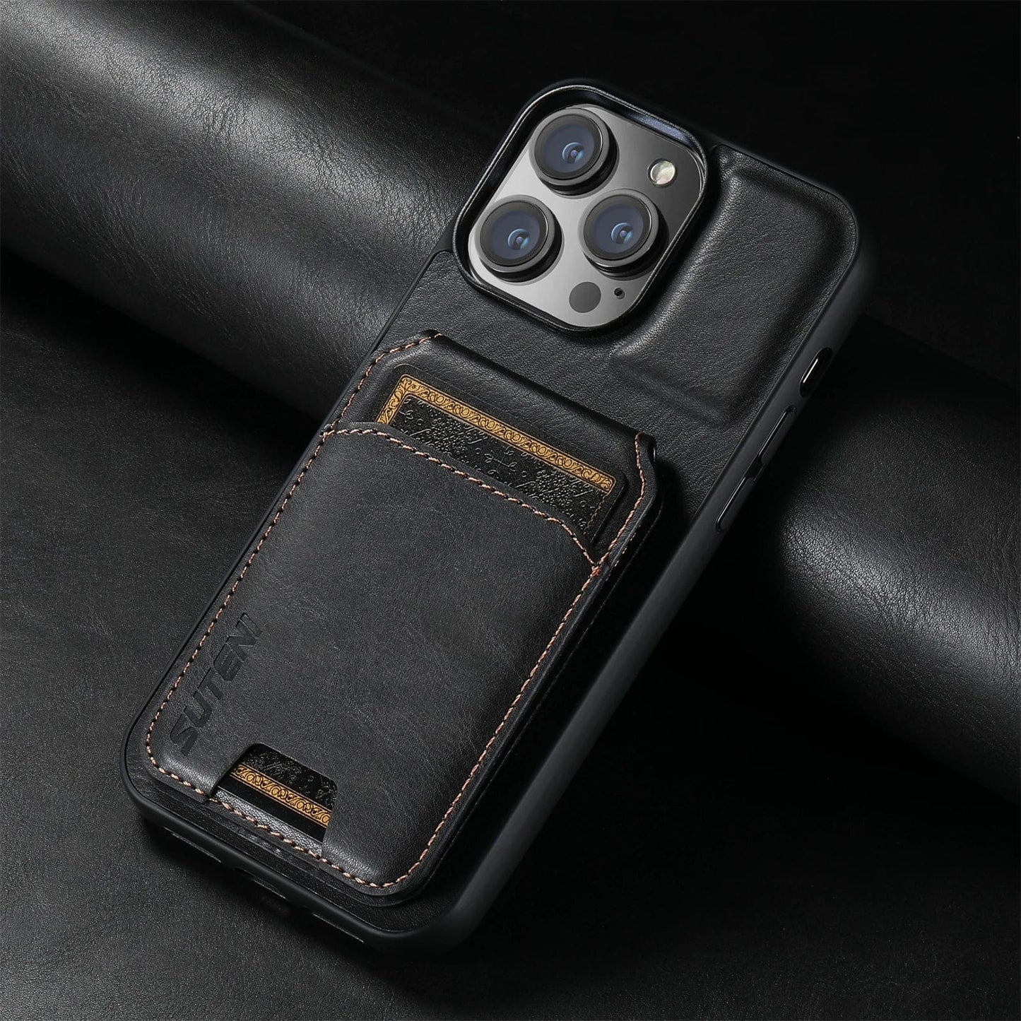 iPhone Leather Detachable Wallet Case