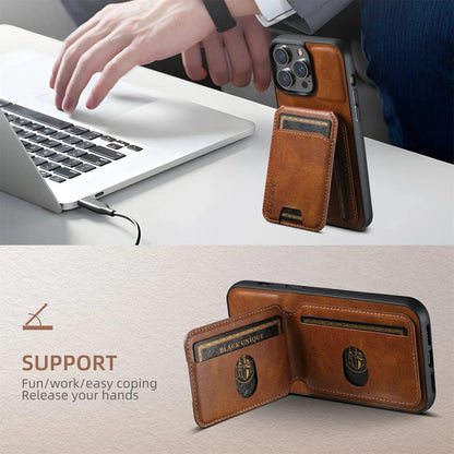iPhone Leather Detachable Wallet Case