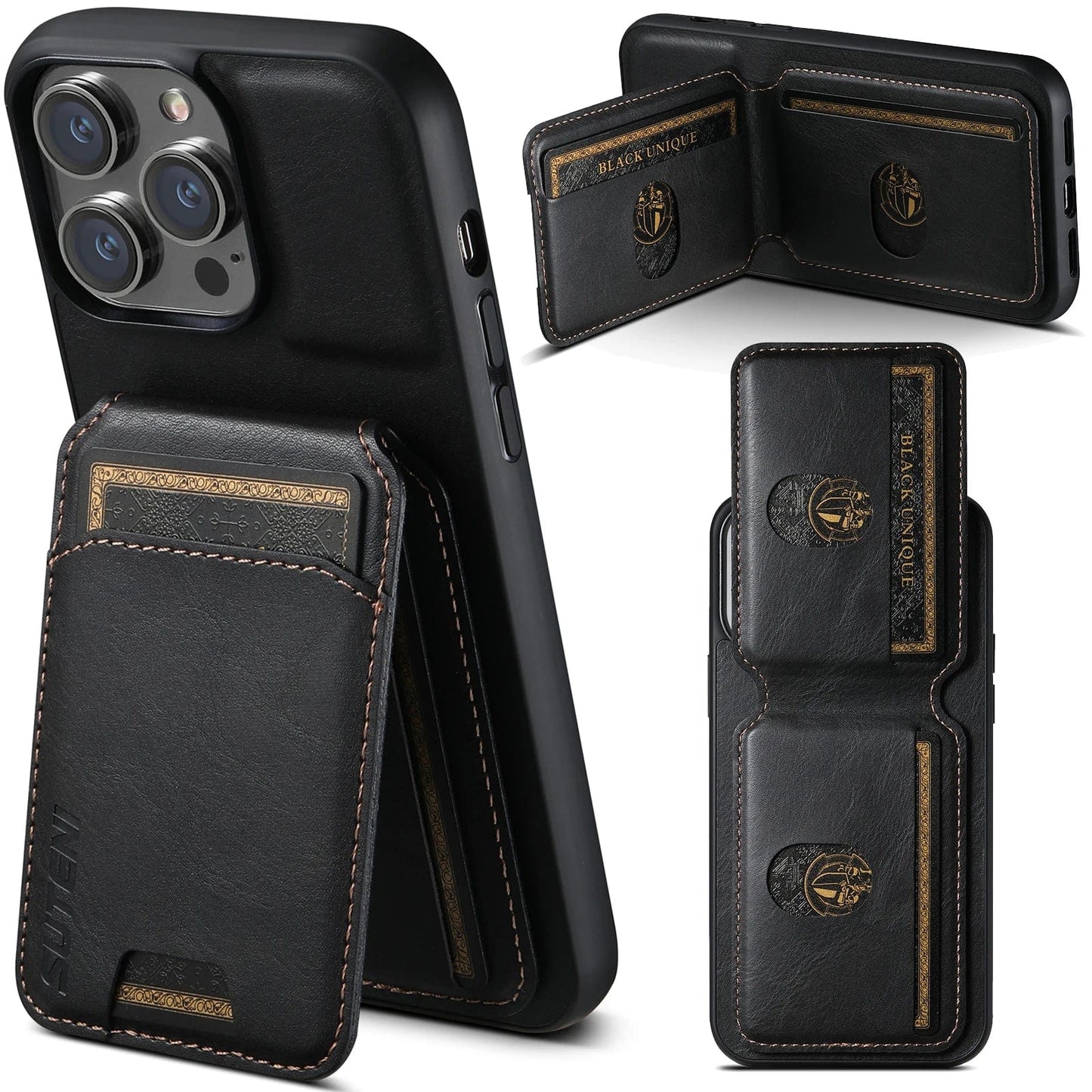 iPhone Leather Detachable Wallet Case