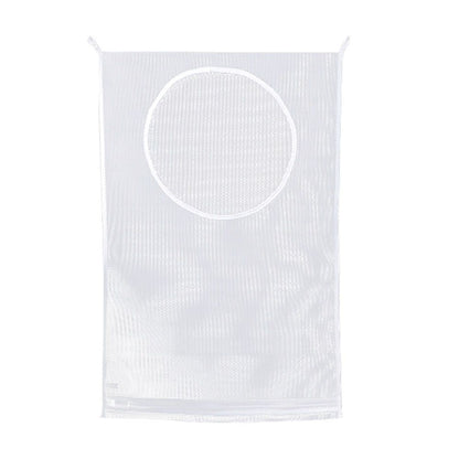 2 pack Hanging Laundry Hamper Bag, Portable Laundry Bag, 29 x 19 Inch Large Foldable Wall Hanging Laundry Basket with 2*2 Adhesive Hooks for Dirty Clothes Organization and Storage