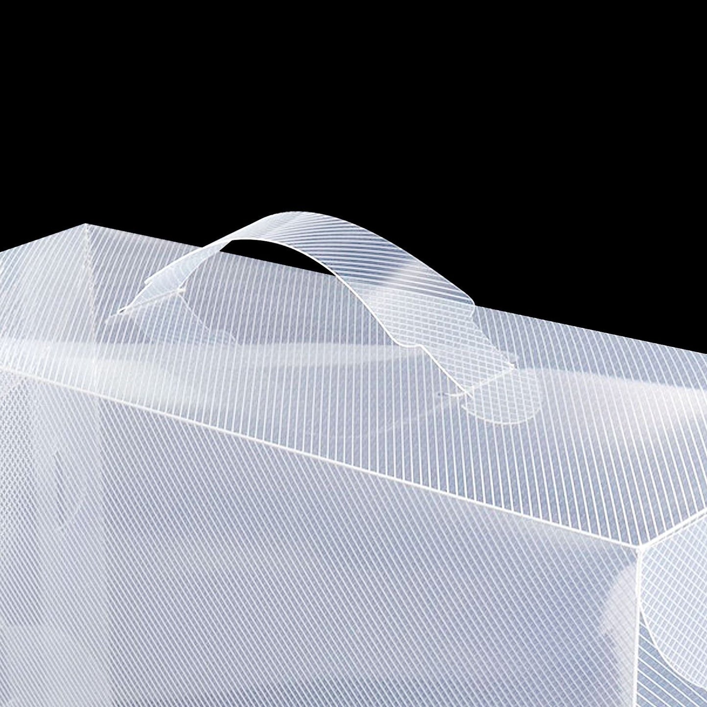 20 Pack Clear Shoe Storage Boxes, Foldable Stackable Organizer Cases