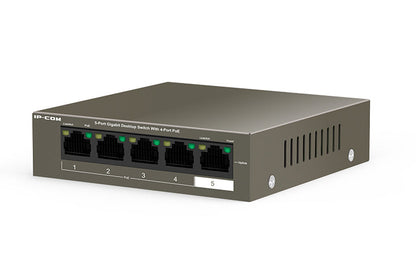 IP-COM G1105PD 5-Port Gigabit PD PoE Switch 22W 4-Port PoE Unmanaged L2 Metal