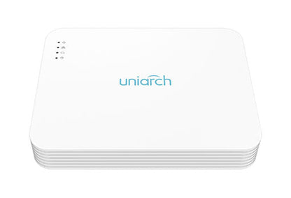Uniarch U-NVR-108LX-P8 8 channel 8MP H.265 NVR with PoE Switch