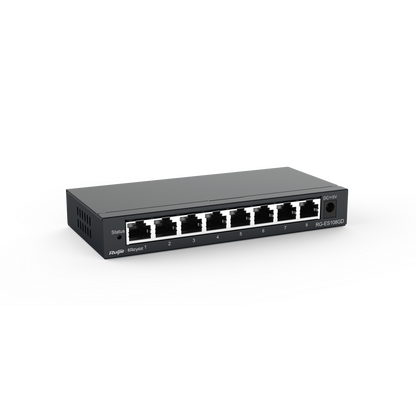 Ruijie RG-ES105GD, 8-port 10/100/1000Mbps Unmanaged Non-PoE Switch