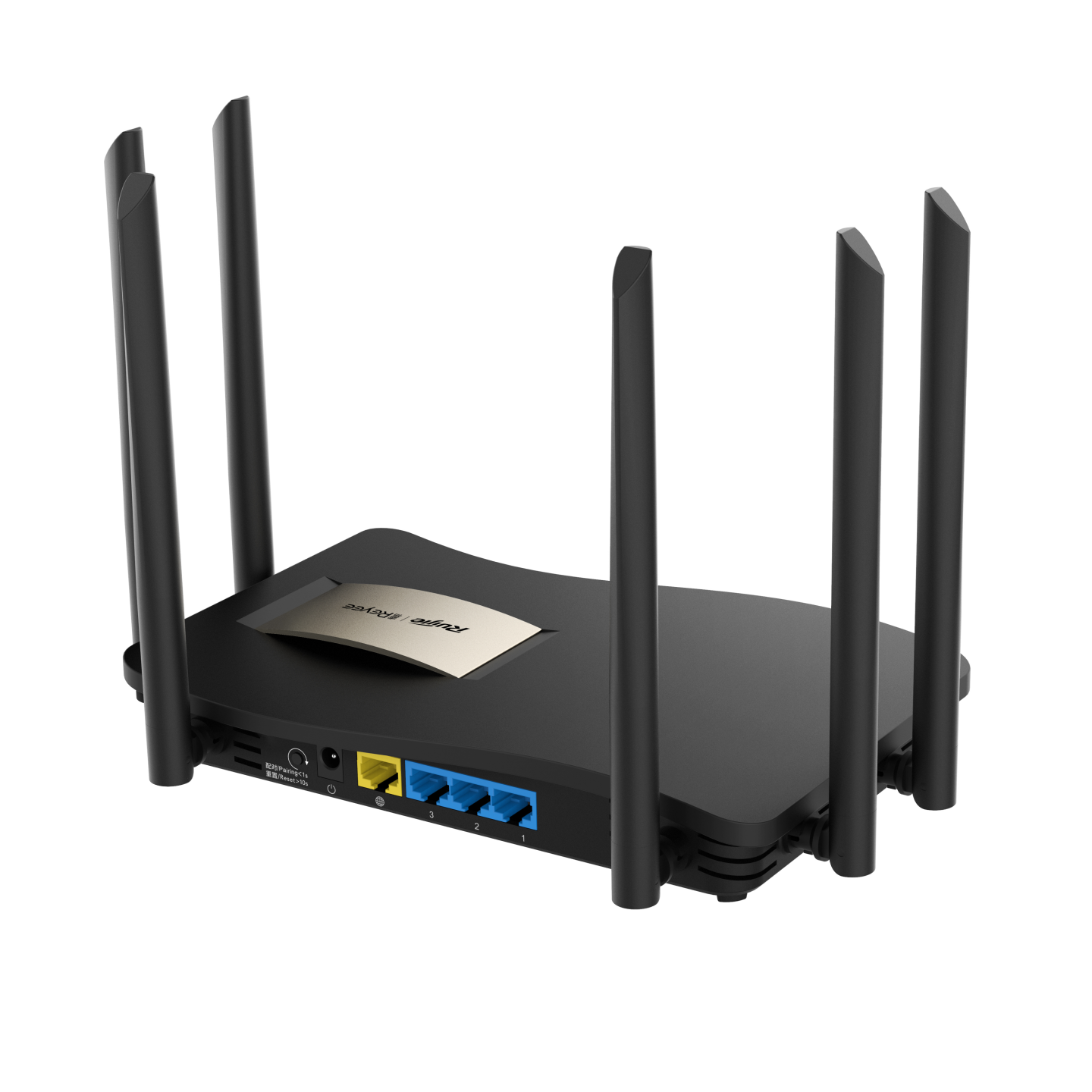 RG-EW1200G PRO 1300M Dual-Band Gigabit Wireless Router | Wi-Fi 5 AC1200 Router with Reyee Mesh &amp; 6 High-Gain Antennas