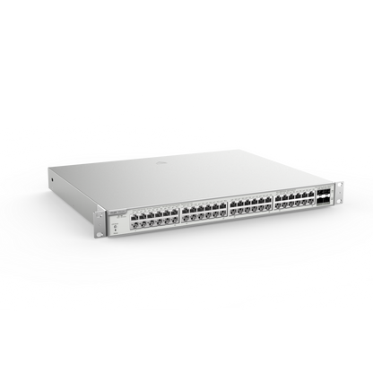 RG-NBS3200-48GT4XS-P 48-Port Gigabit Layer 2+ Cloud Managed PoE Switch – 48 PoE+ Ports, 4 × 10G SFP+ Uplinks, 370W, Enterprise-Class