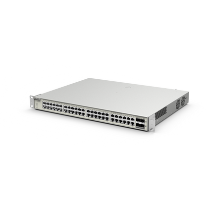 RG-NBS3200-48GT4XS-P 48-Port Gigabit Layer 2+ Cloud Managed PoE Switch – 48 PoE+ Ports, 4 × 10G SFP+ Uplinks, 370W, Enterprise-Class