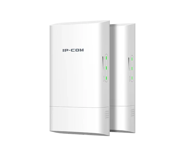 IP-COM CPE5 5GHz Outdoor CPE 9dBi 867Mbps Point-to-Point AUTO-PAIRING Wireless Bridge Kit (2 Pack) IP65 PoE