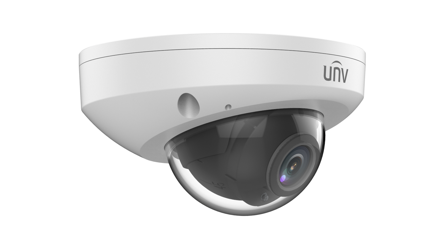 Uniview PRIME-I Series 4MP LightHunter IR Fixed Mini Dome Camera (IPC314SB-ADF28K-I0)