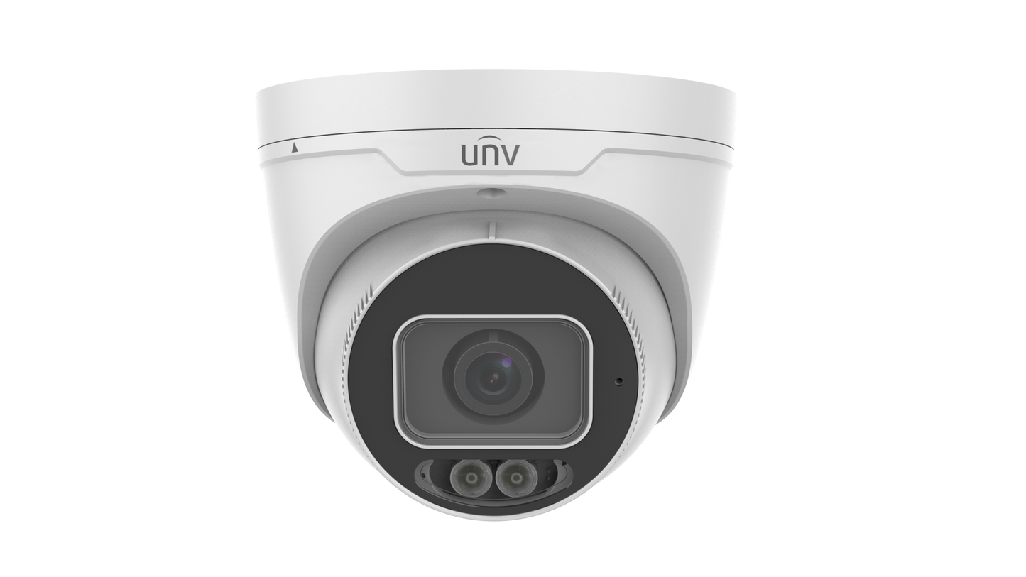 PRIME-III Series 8MP/4K IP CCTV Camera (White) - AI-Enhanced with Color Hunter IR IPC3638SE-ADF28K-WL-I0