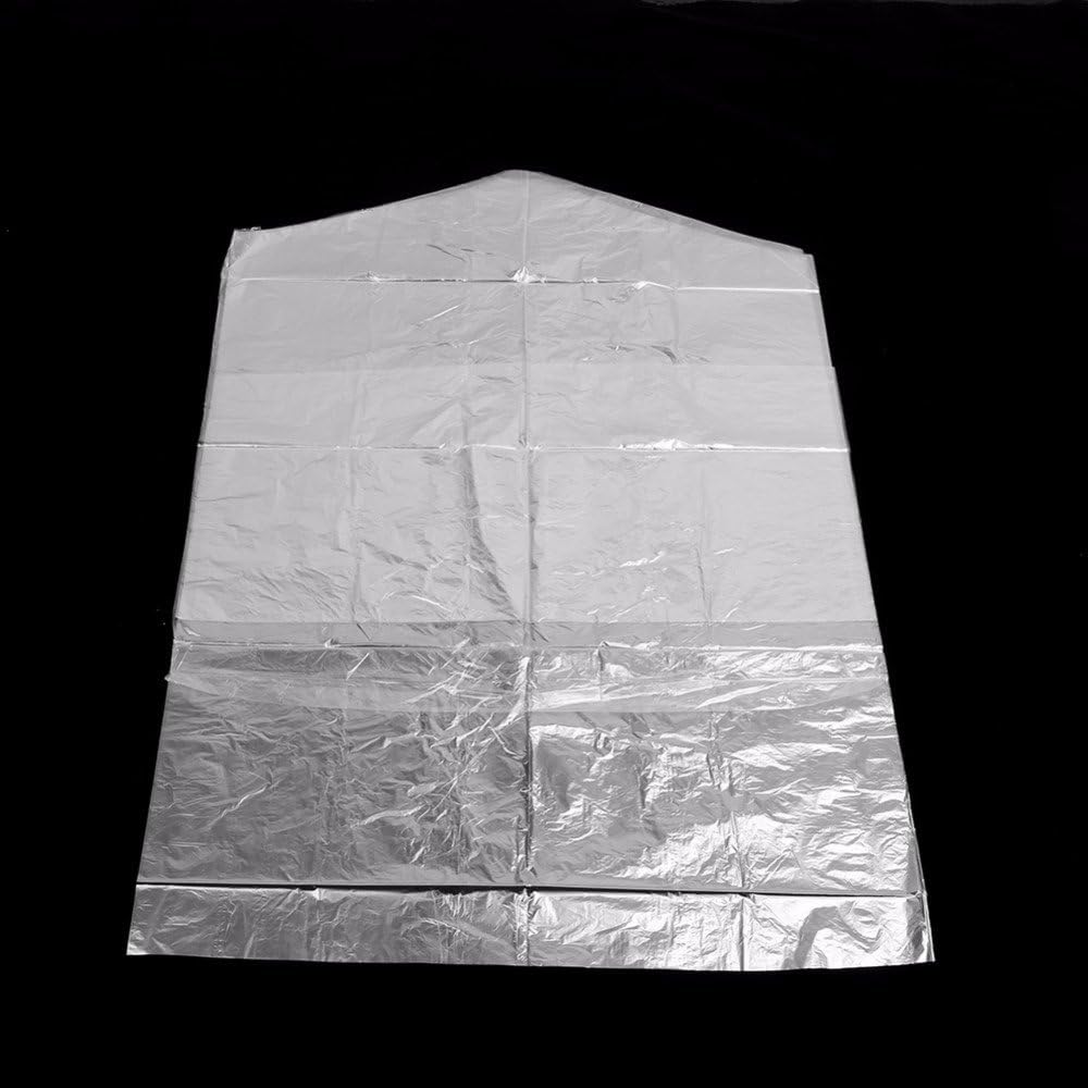 20Pcs Plastic Garment Bags for Hanging Clothes, 35 Inch Clear Dry Cleaner Bags Dustproof Suit Cover Clothes Storage Bag for Skirt Coat Shirt Jacket (60 x 90cm)
