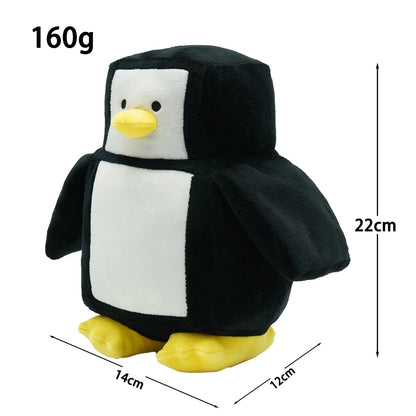 Blocky Penguin Plush Arcade Brawler Game Plush 22cm