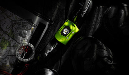 UNILITE HL-4R Rechargeable LED Head Torch – 275 Lumens, Red Night Vision LEDs, Adjustable Silicone Headband, USB-C Charging, Lightweight, Helmet Mount Included