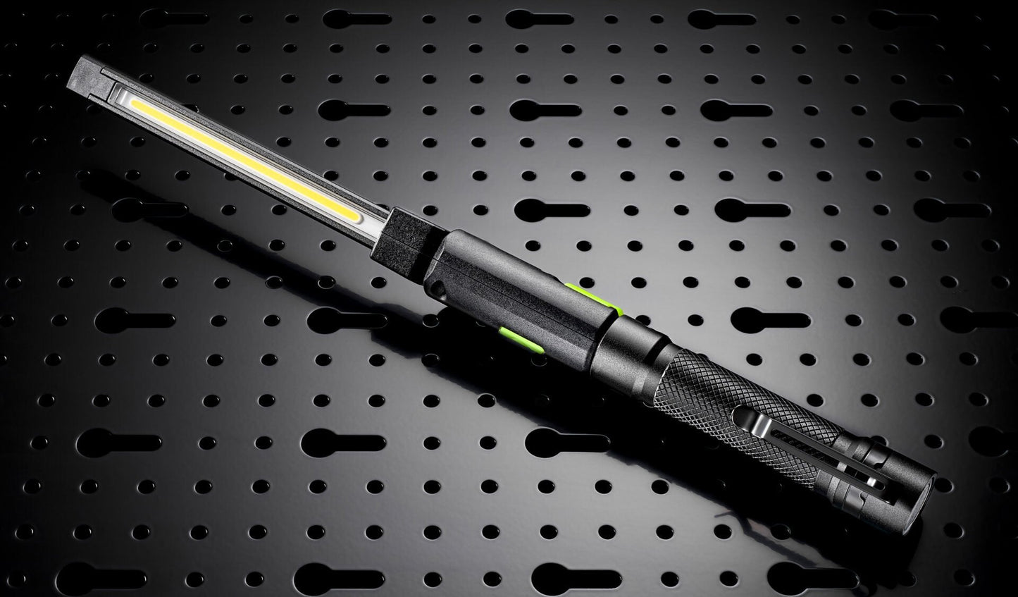 Unilite IL-425R Folding Inspection Rechargeable LED Light | 425 Lumens, Magnetic Base, Pocket Clip, Heavy-Duty, USB-C Fast Charging
