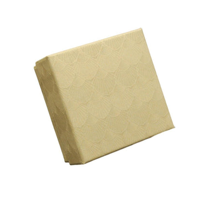 25X Jewelry Gift Boxes Shell Pattern 7.5CM Small GiftBox Empty Jewelry With Foam - Pink