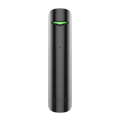 AJAX#30627 Ajax GlassProtect Jeweller Wireless Glass Break Detector – White / Black | Indoor Acoustic Glass Break Sensor