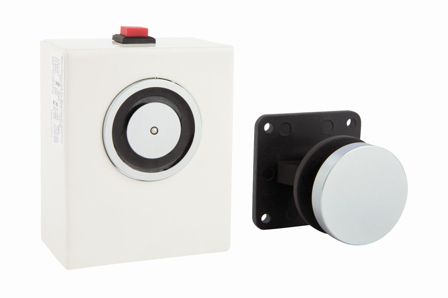 LOX R40-24 Standard 24 VDC Wall-Mounted Magnetic Door Holder – Fail-Safe, 25 kg Holding Force, Manufacturer’s Warranty Applied