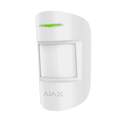 AJAX#30655 Ajax MotionProtect Jeweller Wireless PIR Motion Detector – White / Black | Indoor Motion Sensor