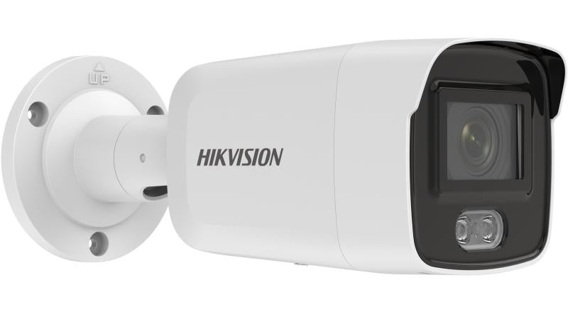 Hikvision DS‑2CD2047G2‑L(U) 4MP ColorVu Fixed Bullet Network Camera – Full-Color 24/7 Surveillance, Deep Learning Detection, IP67, Audio Ready