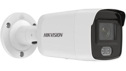 Hikvision DS‑2CD2047G2‑L(U) 4MP ColorVu Fixed Bullet Network Camera – Full-Color 24/7 Surveillance, Deep Learning Detection, IP67, Audio Ready