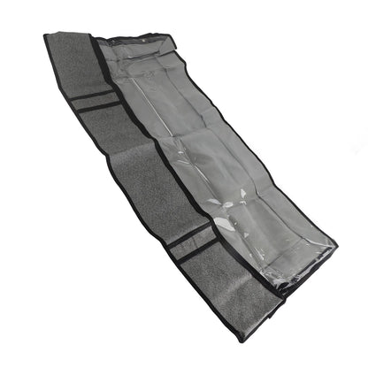 2PCS Clothes Storage Bag with Reinforced Handle Closet Organizers Clear Window Sweater Clothes Storage Containers