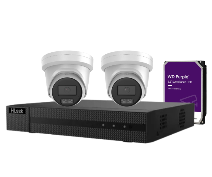 HiLook IPC-T561H-MU 6MP Hi-Color CCTV Kit with 4-Channel NVR Recorder | Full Kit with HDD | SKU: IPC-T561H-MU-KIT
