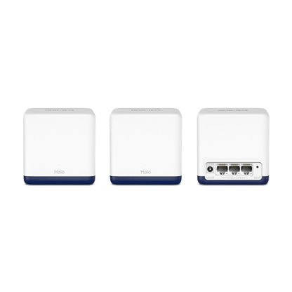 MERCUSYS Halo H50G AC1900 Whole Home Mesh WiFi System – 3-Pack | Dual-Band Gigabit Mesh, 1.9 Gbps Speed, Covers Up to 6,000 ft²