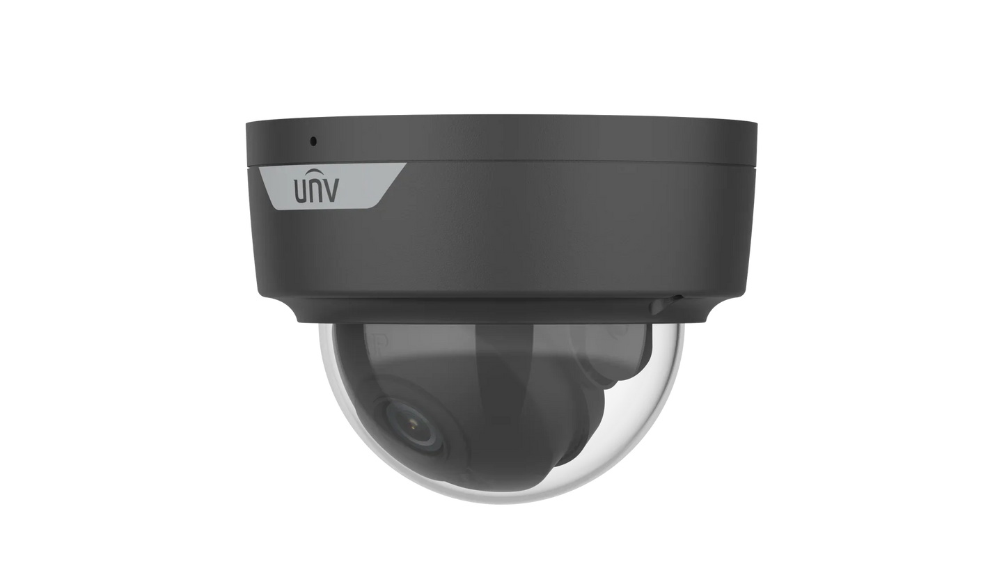 Uniview IPC326SS-ADF28K-I1 6MP HD Intelligent LightHunter IR Fixed Dome Network Camera, 2.8mm, SD Card, WDR, 40m (131ft) IR distance, Built-in Mic, POE, Prime Series
