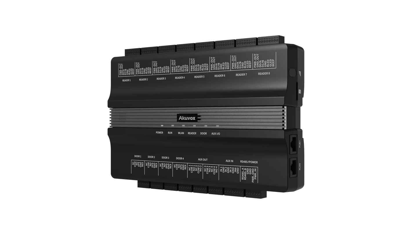 Akuvox A095 Smart & Secure 4-Door Access Control Panel – Intelligent IP-Based Centralised Door Controller