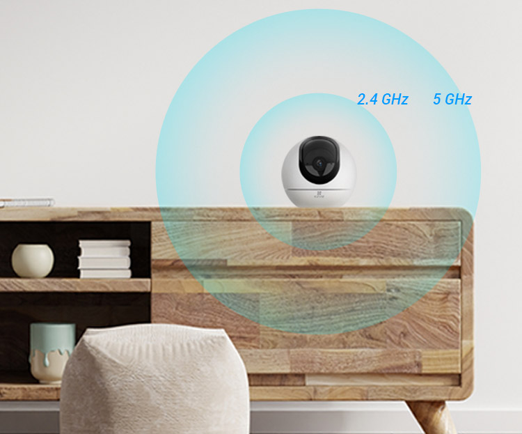EZVIZ H6 Smart Home Wi-Fi Camera – Full-Coverage Security with Crystal-Clear 3K Resolution Indoor Camera