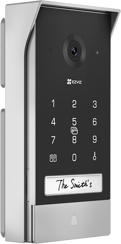 EZVIZ EP7 Smart Home Video Doorphone | Solar-Powered, 2K Video, Wi-Fi Connectivity | Easy Remote Unlock &amp; 7” Touchscreen