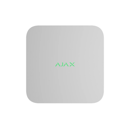 AJAX#80216 Ajax 16CH Network Video Recorder (NVR) Without HDD – White / Black