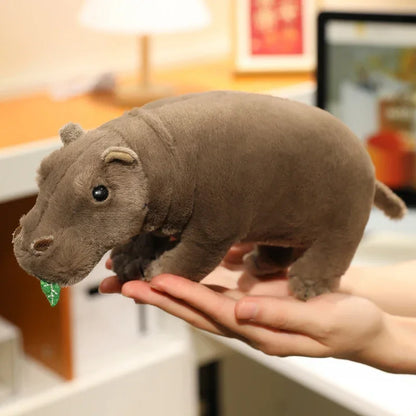 Adorable Baby Moo Deng Plush Soft Pygmy Hippo Stuffed Toy (25-30cm)