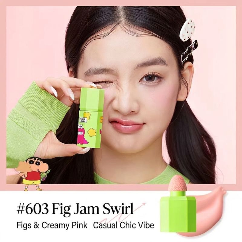 JILL LEEN x Crayon Shin-chan Liquid Blush | Soft Natural Cheek Tint
