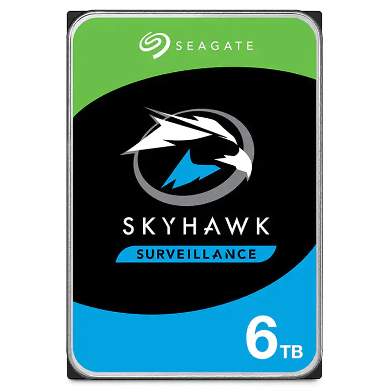 Seagate SkyHawk 6TB Surveillance Hard Drive | 3.5” SATA HDD ST6000VX0003 – NVR/DVR Ready, 24x7 Recording, 64-Camera Support
