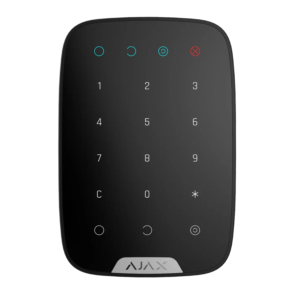 AJAX#30643 – Ajax KeyPad Jeweller Wireless Touch Keypad for Ajax Alarm Systems (Black)