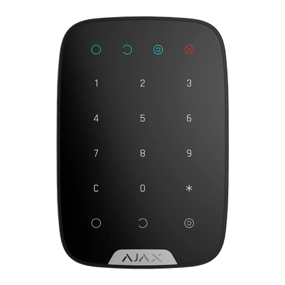 AJAX#30643 – Ajax KeyPad Jeweller Wireless Touch Keypad for Ajax Alarm Systems (Black)