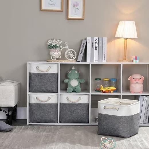 33 Storage Basket Cube for Clothes and Toys, 33x33x33 cm, Perfect for Home Use