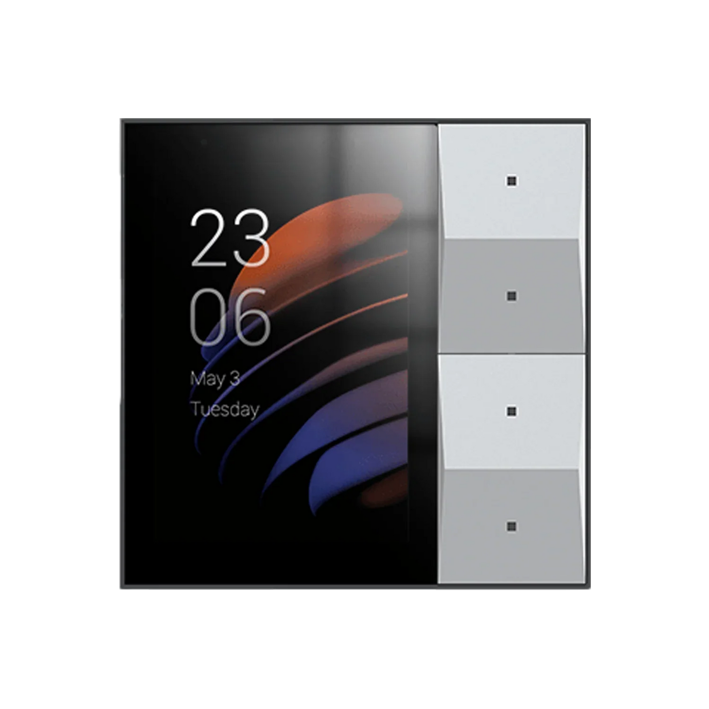 Akubela HyPanel Lite KS41-PoE – 3.27" Smart Touchscreen Automation Control Panel with PoE, Wi-Fi 6, BLE 4.2 & ZigBee 3.0