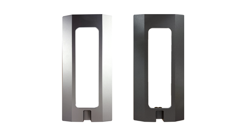 IDIS DA‑FM2100‑TITANIUM Flush Mount for IP Intercom (102 × 215 mm, Titanium color)