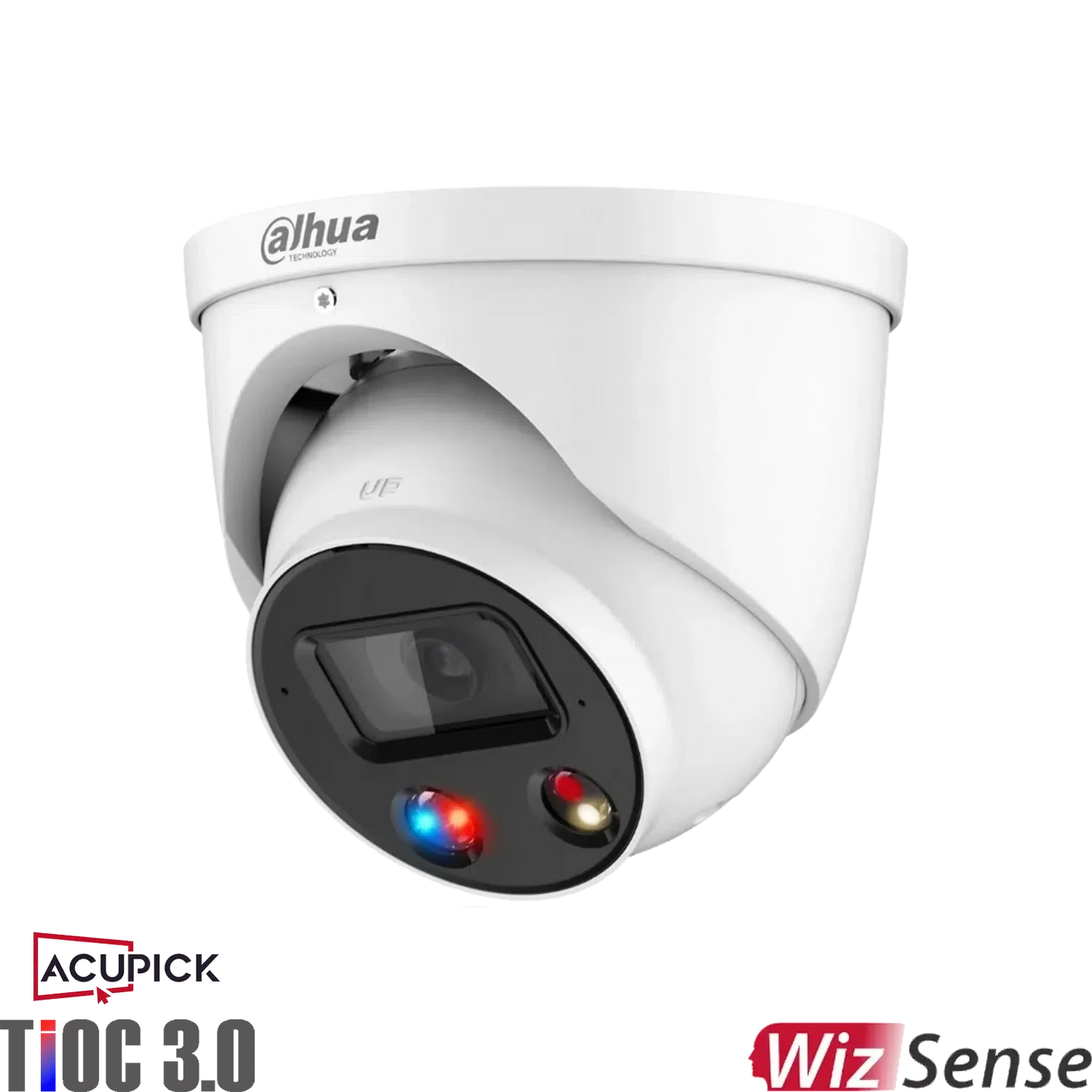 NEW* Dahua TIOC 3.0 Advanced IPC-HDW3849H-AS-PV-ANZ-S2 Dahua 8MP AI Active Deterrence Full color Night Vision IP Turret CCTV Camera with ACUPICK