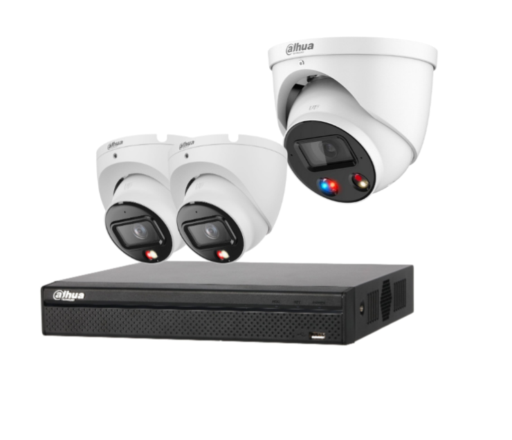 Dahua upto x4 8MP (4K) Camera Kit Choose Standard, TiOC and HDD. DH-IPC-HDW3867EM-S-IL-ANZ, IPC-HDW3849H-AS-PV-ANZ-S2