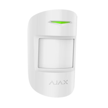 AJAX#30660 Ajax MotionProtect Plus Jeweller Wireless PIR Motion Detector – White / Black | Dual Technology Indoor Motion Sensor