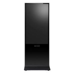 Hikvision DS-D6043UL-B/S 43" UHD Floor-Standing Digital Signage – Touch-Free Display with Tempered Glass & Remote Control