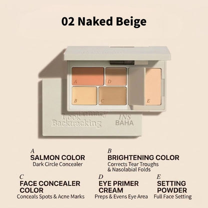 INSBAHA Pot 5 colours Concealer Palette
