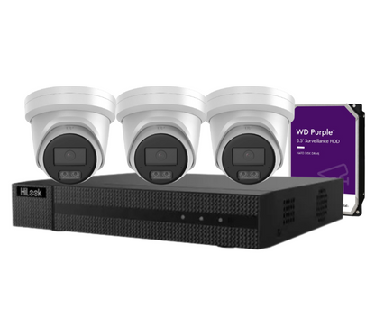 HiLook IPC-T561H-MU 6MP Hi-Color CCTV Kit with 4-Channel NVR Recorder | Full Kit with HDD | SKU: IPC-T561H-MU-KIT
