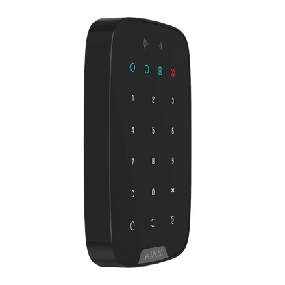 AJAX#30643 – Ajax KeyPad Jeweller Wireless Touch Keypad for Ajax Alarm Systems (Black)